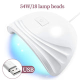 Small Nail Dryer LED Nail Lamp UV Phototherapy For Curing All Gel Nail Polish