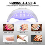 Professional Nail Dryer 24LEDS Infrared Sensor Manicure Nail Lamp for Quick