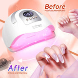 Nail Lamp For Drying Gel Nail Polish Professional 81LED Nail Dryer Light