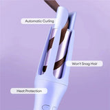 Automatic Curling Iron Ceramic Hair Curler 360 Rotating Fast Heating