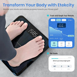 Scale Bathroom Digital Weighing Scale with BMI Body Fat Muscle