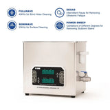 Touch type ultrasonic cleaning machine with heater, digital timer,