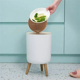 High Foot Garbage Bin Toilet Bathroom Office Room Compost Bin