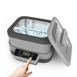 Ultrasonic Digital cleaner Baskets Jewelry Watches Dental Heating Mute