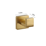 Brushed Gold Stainless Steel Bathroom Hardware set Towel Bar Toilet Paper Holder Clothes Hook