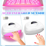 Nail Lamp For Curing Nails Gel Polish 380W Nail Dryer