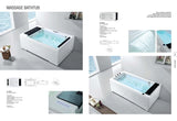 Massage Bathtub Lazy Spa Whirlpool Massage Bath Tubs