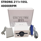 Nail Drill Strong 211 Manicure Machine Pedicure Tool 45K STRONG 210 102L 120II H37L1 Marathon