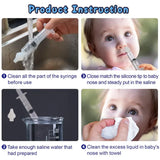 10ML/20ML Baby Nasal Aspirator Syringe Baby Nose Cleaner Rhinitis Nasal