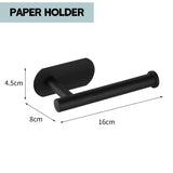 Towel Bar for Bathroom No Drilling Stainless Steel Black Bathroom Accessories Sets