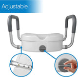 Toilet booster elevated raised raiser seat cushion