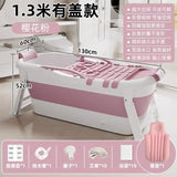 Foldable Bath Tub Full Body Adult Large Bathtub Simple Portable