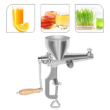 Manual Juicer Stainless Steel Extractor Squeezed Fruits, VegetableS,Apples,