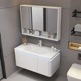 Corian skin sense one basin modern simple smart bathroom