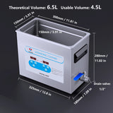 Ultra Sonic Cleaner With Timer 40kHz Ultrasonic Cleaning Machine for Carburetor Engine Parts