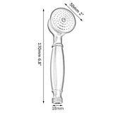 Shower Head Telephone Style Bathroom Handheld Shower Spray with 1.5m Shower Hose