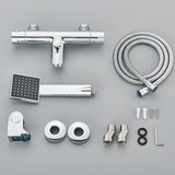 Bathtub Faucet Shower Set 2 Function Wall Mount with Handshower