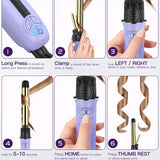 Automatic Rotating Curling Iron - Effortless Self-Spinning Hair Styler