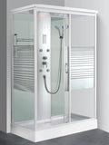 Shower Room Bathroom Integrated Toilet Bath Room Sliding Door Glass