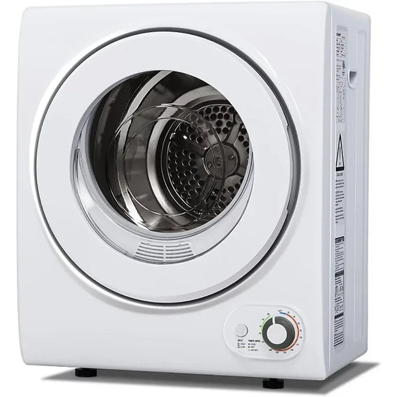 Portable Clothes Dryer 850W Compact Laundry Dryers 1.5 cu.ft Front Load Stainless Steel