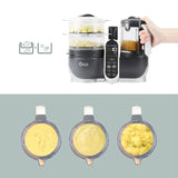 6 in 1 Food Processor with Steam Cooker, Multi-Speed Blender