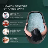 132 Gal One Person Portable Inflatable Ice Bathtub for Athletes Ice Baths