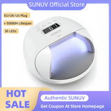 Nail lamp SUN7 UV LED Nail Lamp Dryer Big Power Fast Curing Nail Gel Professional Nail Dryers