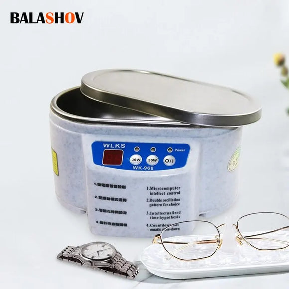 Bath Vibration Ultrasonic Jewelry Parts Glasses Circuit Board Watch Cleaning Machine