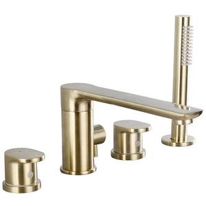 Bathroom Bathtub Mixer Faucet Manual Shower Rotary