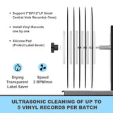 Ultrasonic Cleaner for LP 12Inch EP 7Inch Records Cleaning Tool UP Down Slow Speed