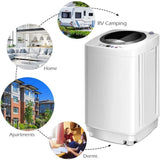 Portable Washing Machine, Full Automatic Washer and Spinner Combo, with Built-in Pump Drain