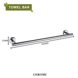 Brushed Gold Bathroom Accessories Set Hardware Kit Wall Mount Hand Towel Bar