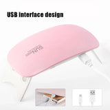 Nail Dryer Machine Portable 6 LED UV Manicure Lamp Home