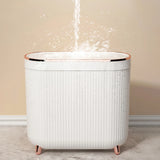 New 12L Luxury Press Trash Can with Foot For Bathroom For Kitchen