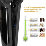 Hair Styler Professional Salon Ceramic Tourmaline Vapor Steam Flat Iron Hair S