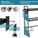 Over The Sink Dish Drying Rack, 2-Tier Steel Large Over The Sink Dish Rack