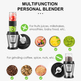 Coffee/Spices Jar, Portable Smoothie Blender and Coffee Grinder in One