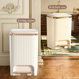 9L/12L Luxury Pressing Type Trash Can With Pedal Lid Large Capacity