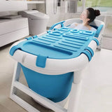 Foldable Bath Tub Full Body Adult Large Bathtub Simple Portable