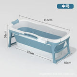 Foldable Bath Tub for Adults Portable Bath Bucket Quality Plastic Thickened