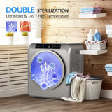 Portable Clothes Dryer, 3.5 Cu.Ft High End Front Load Tumble Laundry Dryer