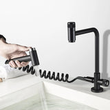 BAKALA Wall Or Deck Mount Cold Water Kitchen Faucet Rotate Bathroom Tap