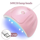 Small Nail Dryer LED Nail Lamp UV Phototherapy For Curing All Gel Nail Polish