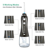 Irrigator with Travel Bag Cordless Portable Water Dental Flosser 7 pcs jet nozzles