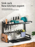 Expandable Kitchen Sink Shelf Bathroom Drainer Kitchen Storage Drying Shelf Tray