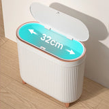 New 12L Luxury Press Trash Can with Foot For Bathroom For Kitchen