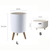 High Foot Garbage Bin Toilet Bathroom Office Room Compost Bin