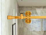 Frameless Glass Shower Door Hardware Sliding Rail Shower Room