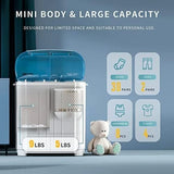 Portable Washing Machine, Twin Tub Washing Machine Laundry Compact Washer spinner