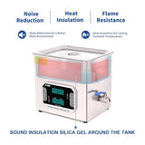 Touch type ultrasonic cleaning machine with heater, digital timer,